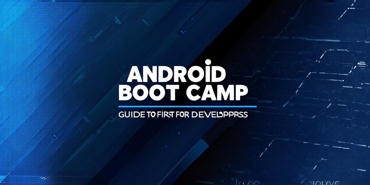 Android Boot Camp for Developers: Guide to First Apps. Start coding now!